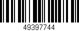 Código de barras (EAN, GTIN, SKU, ISBN): '49397744'