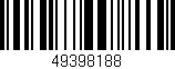 Código de barras (EAN, GTIN, SKU, ISBN): '49398188'