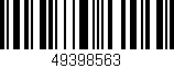 Código de barras (EAN, GTIN, SKU, ISBN): '49398563'