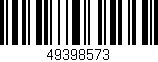 Código de barras (EAN, GTIN, SKU, ISBN): '49398573'