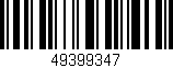 Código de barras (EAN, GTIN, SKU, ISBN): '49399347'