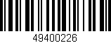 Código de barras (EAN, GTIN, SKU, ISBN): '49400226'