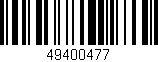 Código de barras (EAN, GTIN, SKU, ISBN): '49400477'