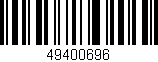 Código de barras (EAN, GTIN, SKU, ISBN): '49400696'