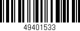 Código de barras (EAN, GTIN, SKU, ISBN): '49401533'
