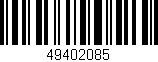 Código de barras (EAN, GTIN, SKU, ISBN): '49402085'