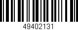 Código de barras (EAN, GTIN, SKU, ISBN): '49402131'