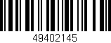 Código de barras (EAN, GTIN, SKU, ISBN): '49402145'