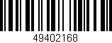 Código de barras (EAN, GTIN, SKU, ISBN): '49402168'