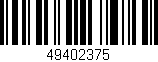 Código de barras (EAN, GTIN, SKU, ISBN): '49402375'