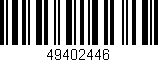 Código de barras (EAN, GTIN, SKU, ISBN): '49402446'