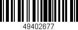 Código de barras (EAN, GTIN, SKU, ISBN): '49402677'