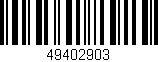 Código de barras (EAN, GTIN, SKU, ISBN): '49402903'