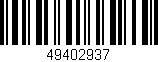 Código de barras (EAN, GTIN, SKU, ISBN): '49402937'