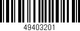 Código de barras (EAN, GTIN, SKU, ISBN): '49403201'
