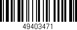 Código de barras (EAN, GTIN, SKU, ISBN): '49403471'