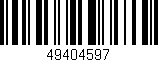 Código de barras (EAN, GTIN, SKU, ISBN): '49404597'