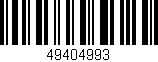 Código de barras (EAN, GTIN, SKU, ISBN): '49404993'