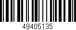 Código de barras (EAN, GTIN, SKU, ISBN): '49405135'