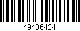 Código de barras (EAN, GTIN, SKU, ISBN): '49406424'