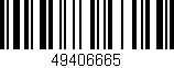 Código de barras (EAN, GTIN, SKU, ISBN): '49406665'