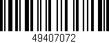 Código de barras (EAN, GTIN, SKU, ISBN): '49407072'