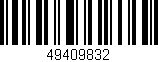 Código de barras (EAN, GTIN, SKU, ISBN): '49409832'