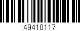 Código de barras (EAN, GTIN, SKU, ISBN): '49410117'