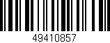 Código de barras (EAN, GTIN, SKU, ISBN): '49410857'