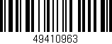 Código de barras (EAN, GTIN, SKU, ISBN): '49410963'