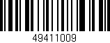 Código de barras (EAN, GTIN, SKU, ISBN): '49411009'
