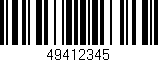 Código de barras (EAN, GTIN, SKU, ISBN): '49412345'