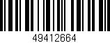 Código de barras (EAN, GTIN, SKU, ISBN): '49412664'