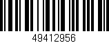 Código de barras (EAN, GTIN, SKU, ISBN): '49412956'