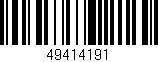 Código de barras (EAN, GTIN, SKU, ISBN): '49414191'
