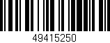 Código de barras (EAN, GTIN, SKU, ISBN): '49415250'
