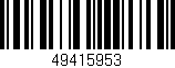 Código de barras (EAN, GTIN, SKU, ISBN): '49415953'