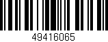 Código de barras (EAN, GTIN, SKU, ISBN): '49416065'