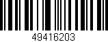 Código de barras (EAN, GTIN, SKU, ISBN): '49416203'
