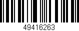 Código de barras (EAN, GTIN, SKU, ISBN): '49416263'