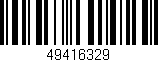 Código de barras (EAN, GTIN, SKU, ISBN): '49416329'