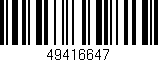Código de barras (EAN, GTIN, SKU, ISBN): '49416647'