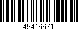 Código de barras (EAN, GTIN, SKU, ISBN): '49416671'