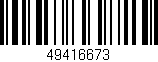 Código de barras (EAN, GTIN, SKU, ISBN): '49416673'