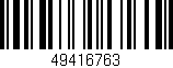 Código de barras (EAN, GTIN, SKU, ISBN): '49416763'