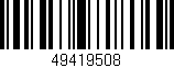 Código de barras (EAN, GTIN, SKU, ISBN): '49419508'
