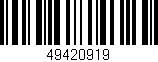 Código de barras (EAN, GTIN, SKU, ISBN): '49420919'