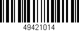 Código de barras (EAN, GTIN, SKU, ISBN): '49421014'