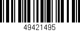 Código de barras (EAN, GTIN, SKU, ISBN): '49421495'