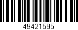 Código de barras (EAN, GTIN, SKU, ISBN): '49421595'